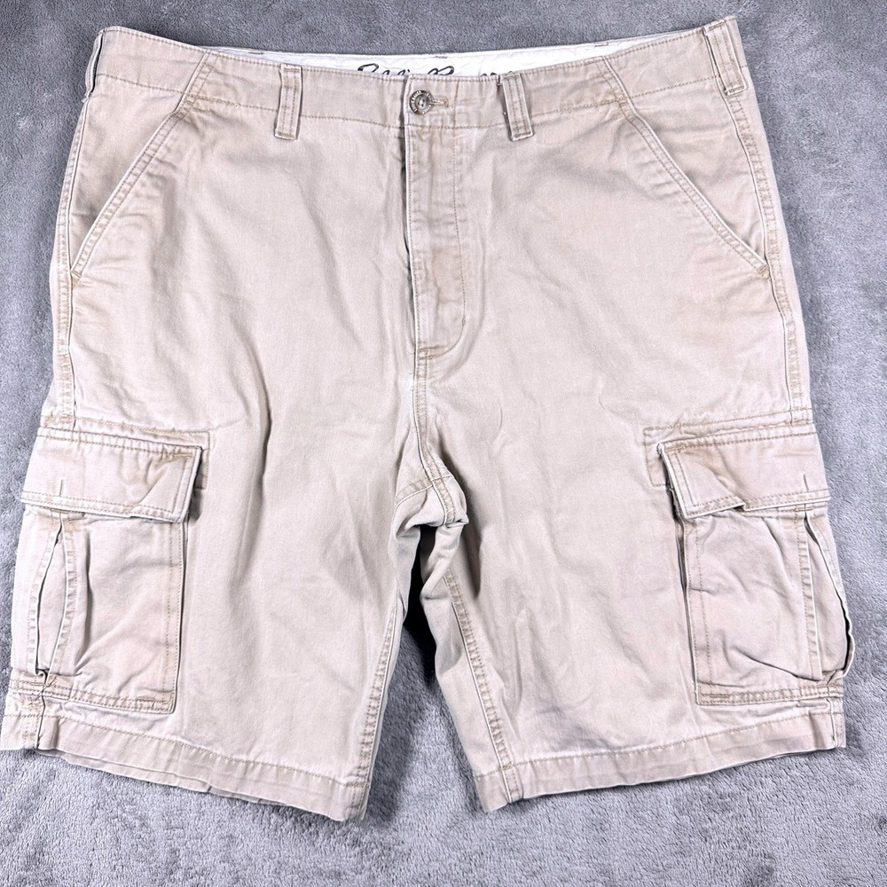 Eddie Bauer Legend Wash Cargo Shorts Khaki Classic Fit Cotton Men's 40T‎ Tall